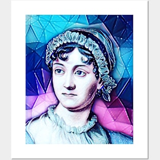 Jane Austen Snow Portrait | Jane Austen Artwork 6 Posters and Art